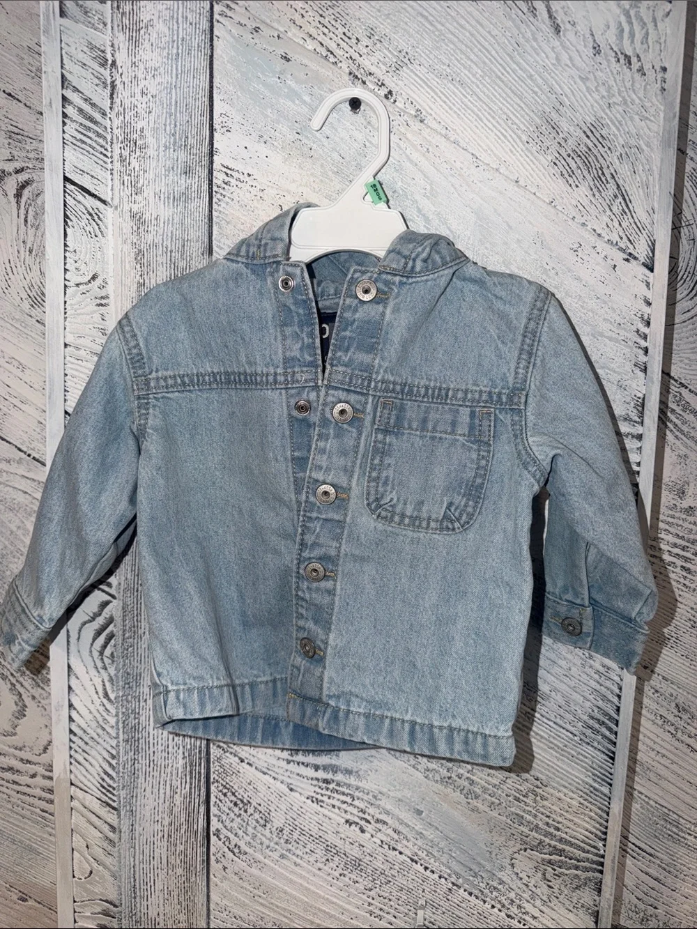 OshKosh B'gosh Light Blue Hooded Denim Jacket
